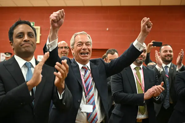REFORM SURGE SHOCKS UK POLITICS! Nigel Farage celebrates double