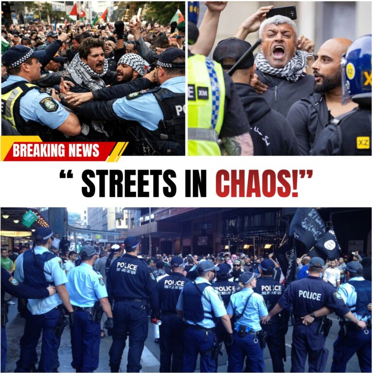 SYDNEY ERUPTS IN CHAOS: POLICE CONFRONT RIOTERS IN INTENSE STREET SHOWDOWN!