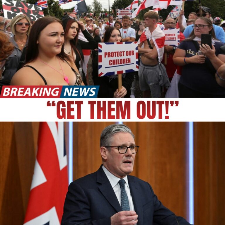 “GET THEM OUT!” — CHANTS SHAKE CENTRAL LONDON Tensions flared as crowds