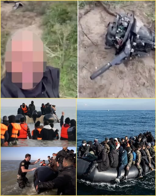  BRITISH VIGILANTES GO TOO FAR: MASKED ATTACK ON MIGRANT DINGHIES SHOCKS THE WORLD! 