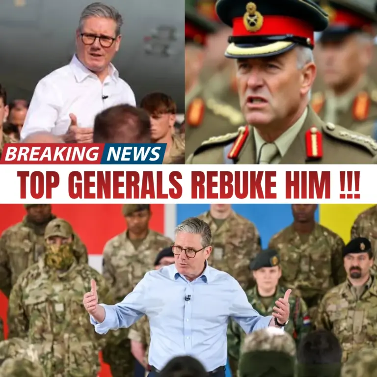 MILITARY MUTINY: GENERALS REBEL AGAINST STARMER!